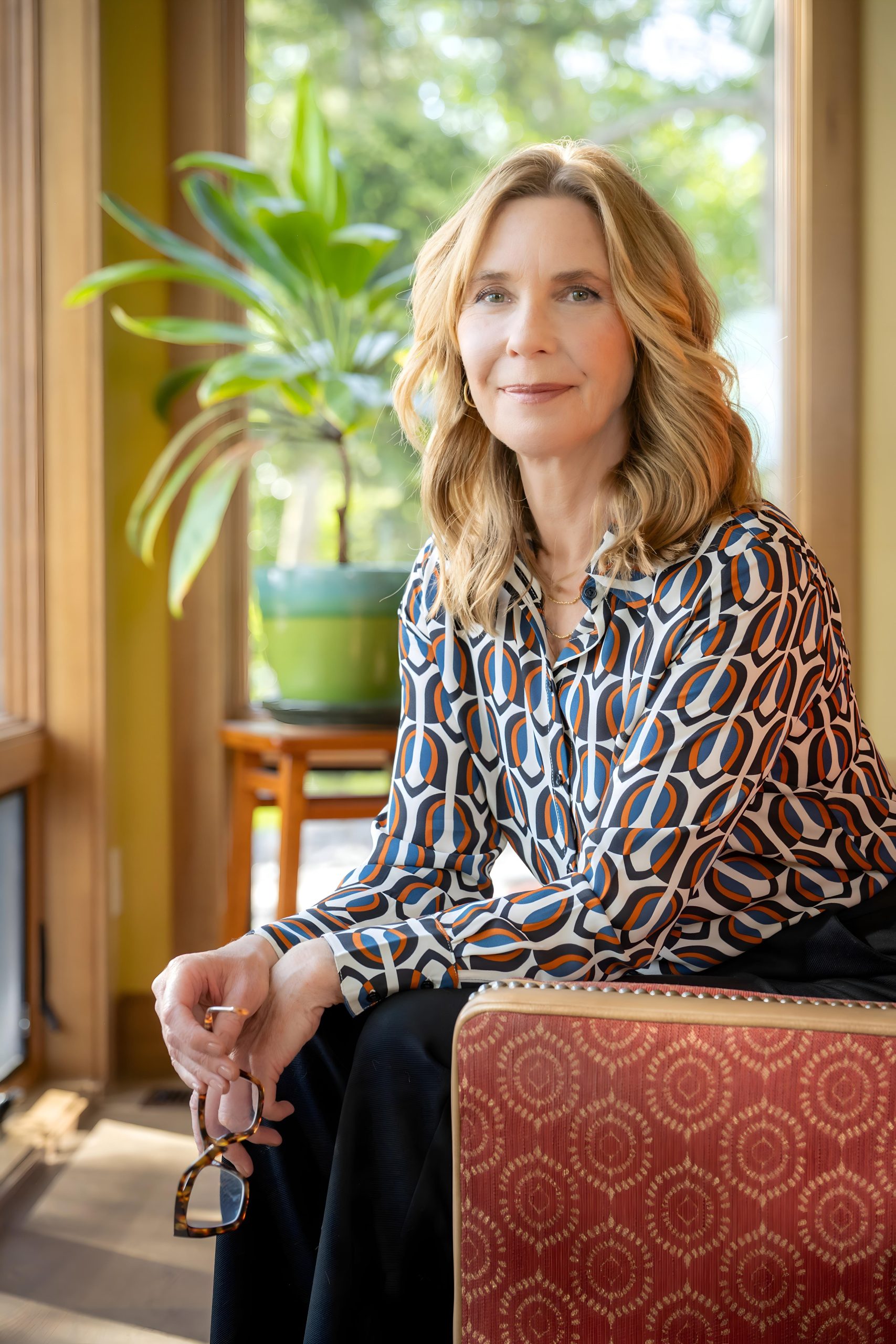 Catherine in Fancy Blouse